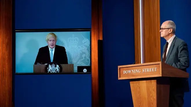 Boris Johnson made the announcement virtually from Chequers, where he is currently self-isolating