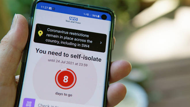 Thousands have been asked to self-isolate by the NHS app.