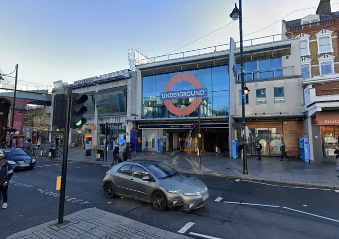 The victim died near Brixton tube station