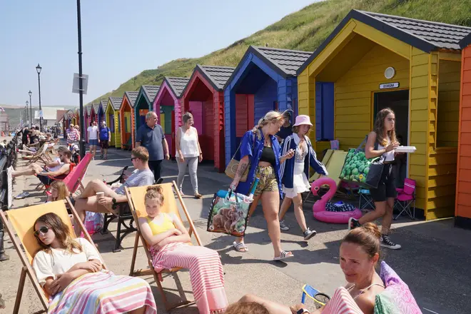 The heatwave left Brits seeking the beach and rivers