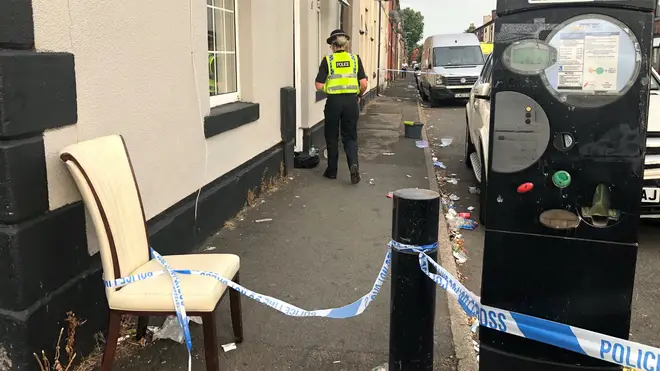 The scene of the fatal incident in Bury