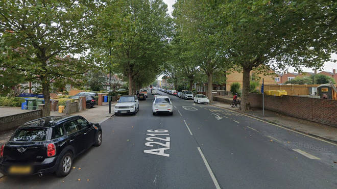 The woman was found with stab injuries on Lordship Lane, East Dulwich