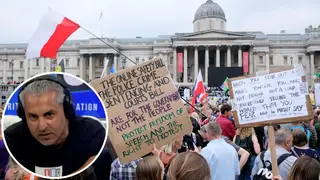 Maajid Nawaz denounces conspiracy extremists for 'hijacking' London rally
