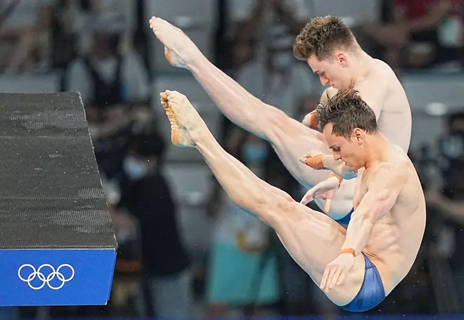 Tom Daley and Matty Lee taking gold in Tokyo