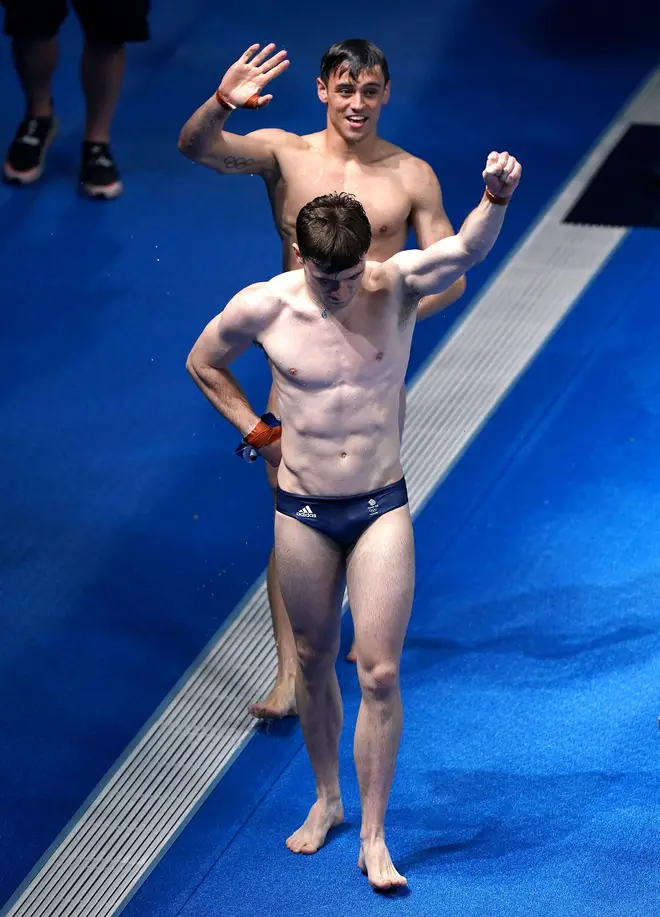 The diving pair were among three gold medal winners on day three in Tokyo