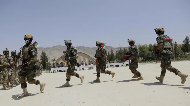 Newly Afghan Army special forces (Rahmat Gul/AP)