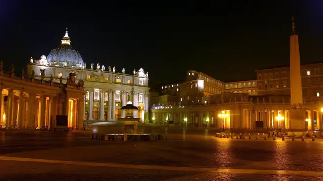 St Peter’s square in Rome looking towards the Vatican (Phil Noble/PA)