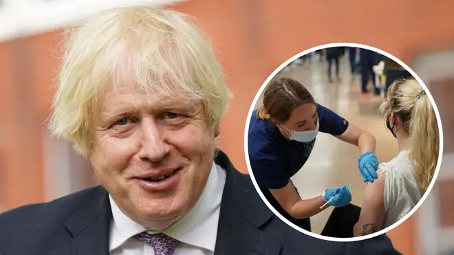 Boris Johnson was asked about the possibility of relaxing rules for people who were double jabbed in other countries