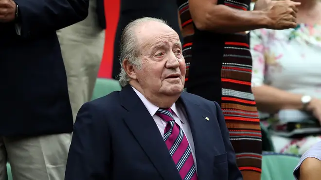 Former Spanish king Juan Carlos