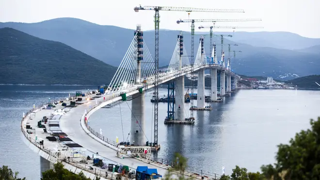 The new bridge in Croatia