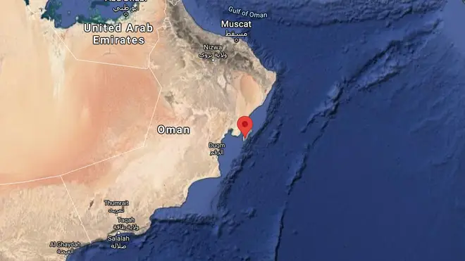 The vessel was attacked in the Arabian Sea off the coast of Oman