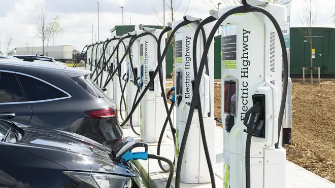 EV charging points at Rugby services
