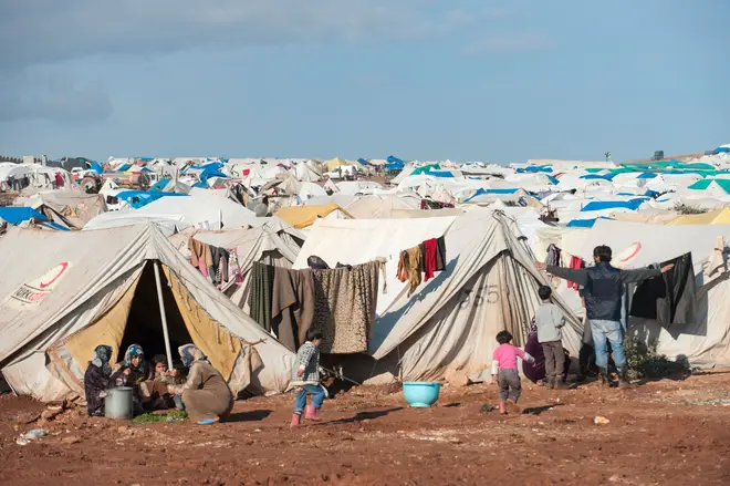 Atma Refugee Camp on the Turkish border, Syria