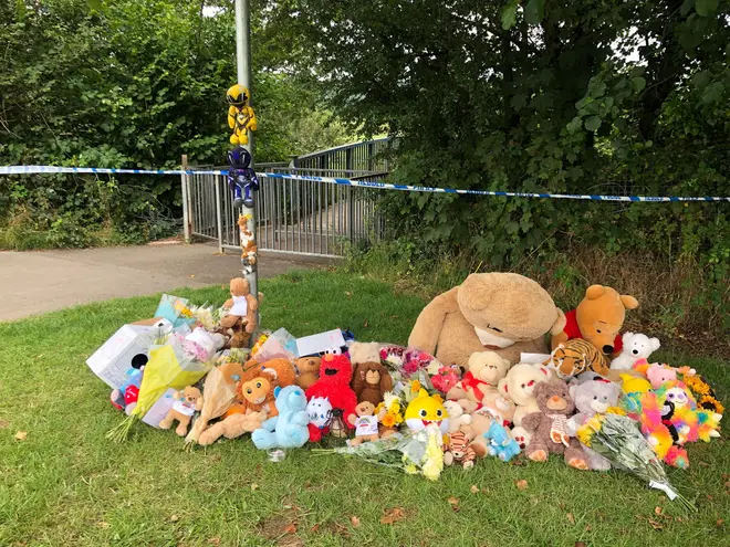 Bears have been left near to where the boy was found