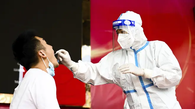 Virus Outbreak China County Testing