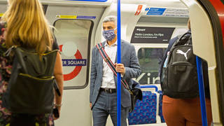 Failure to wear a face mask on Tube should be a criminal offence, says Sadiq Khan
