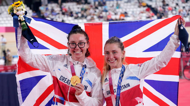Laura Kenny has made history as the first British woman to win gold medals across three Games.