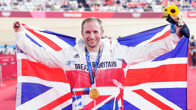 Jason Kenny took another gold on Sunday