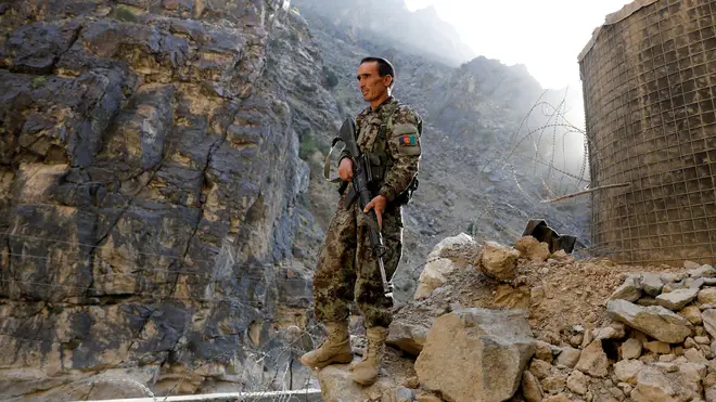The Afghan army is fighting the Taliban as the militant group continues to take territory
