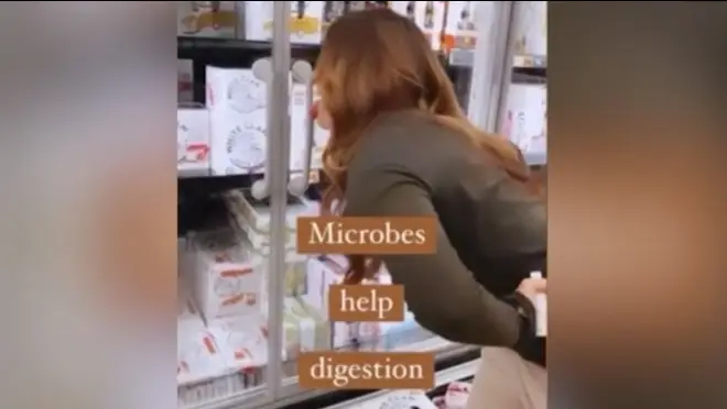 Jodie Meschuk filmed herself licking items at a supermarket
