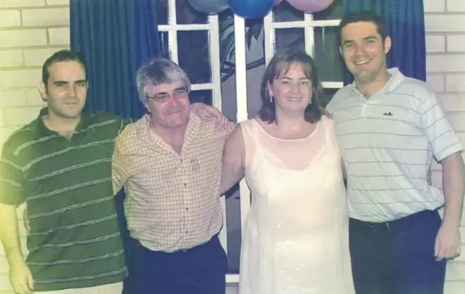 Francis (right) lost loss of his brother Shaul, 40, father, Basil, 73, and mother, Charmagne, 65