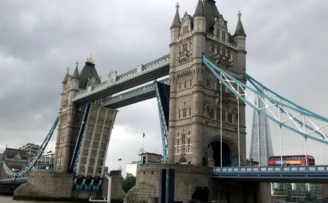 Tower Bridge became stuck open on Monday afternoon