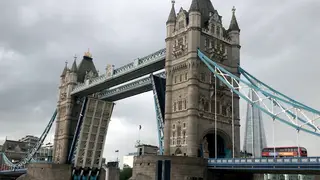 Tower Bridge became stuck open on Monday afternoon