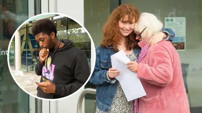 Students across the country are receiving their A-level grades this morning