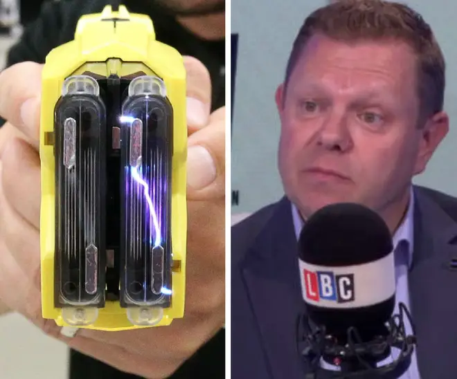 John Apter is calling for police officers to be routinely armed with the Taser