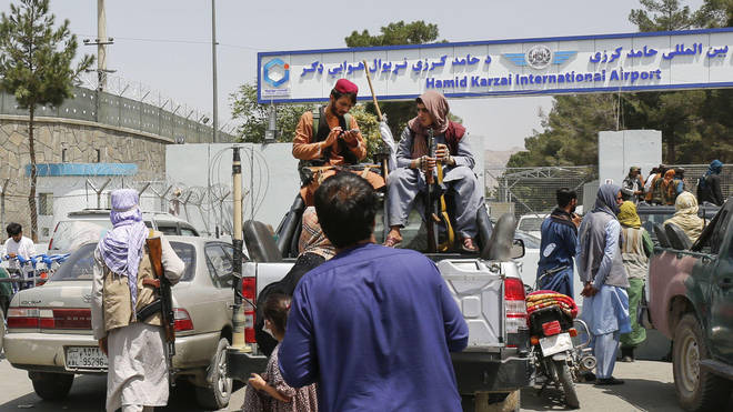 Crowds have tried to flee Taliban rule by getting to the airport and hoping they are eligible to be flown out