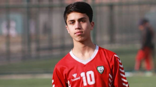 Zaki Anwari, 19, represented his country aged 16.
