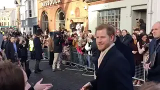 Heckler Asks Prince Harry: “How Does It Feel Being A Ginger With Meghan?”