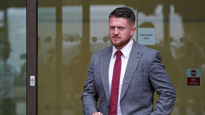 Tommy Robinson appeared in court