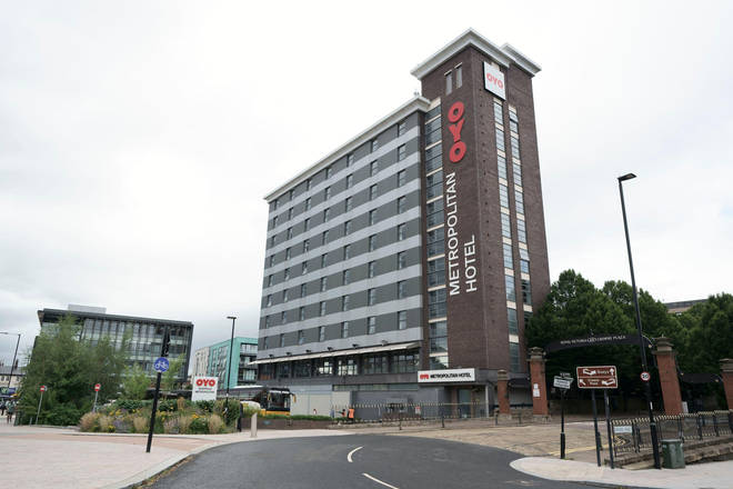 The five-year-old fell from a window in the Sheffield Metropolitan hotel.