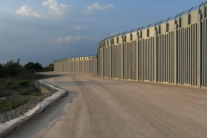 Greece has built a new border wall to stop migrants entering Europe