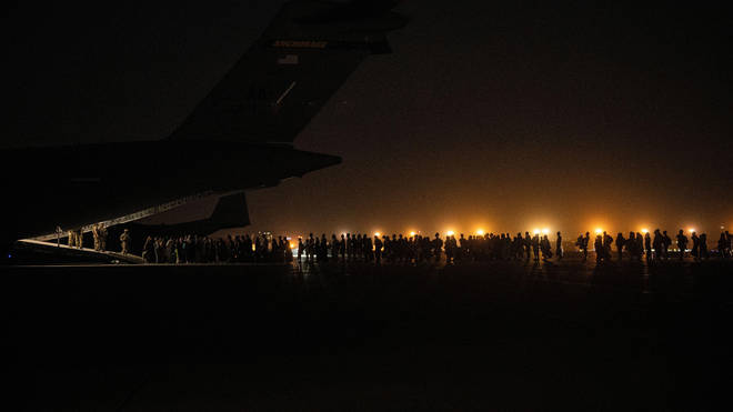 Thousands of people have already been evacuated from Hamid Karzai International Airport in Kabul