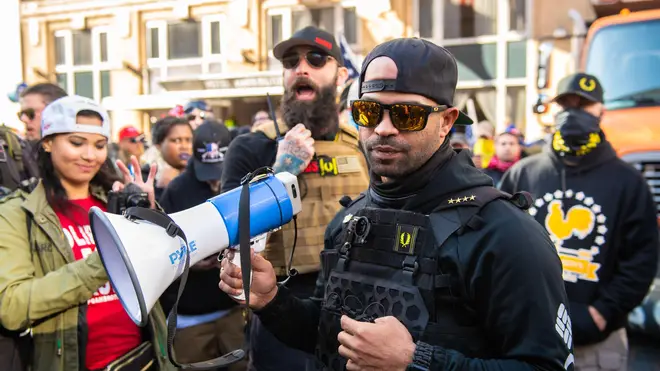 Enrique Tarrio is the leader of extremist group Proud Boys.