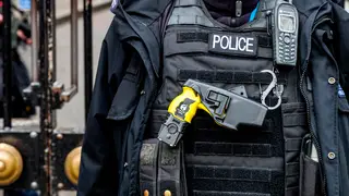 A row has broken out over police taser use and training