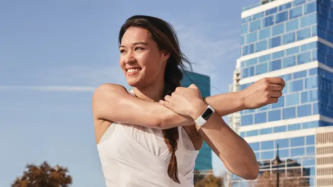 Lifestyle photo of the Fitbit Charge 5