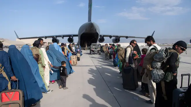 UK nationals have been told not to travel to Kabul airport, where evacuations are ongoing