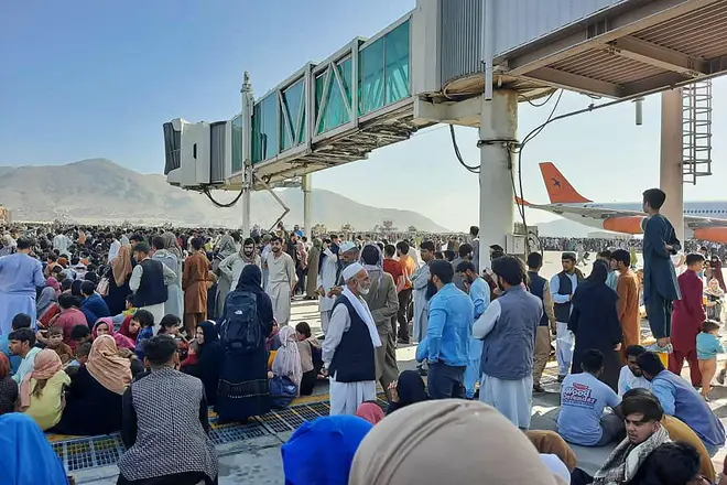 Thousands of civilians have gathered at Kabul Airport in an attempt to flee the country in recent weeks, over fear of what the Taliban takeover could mean for human rights