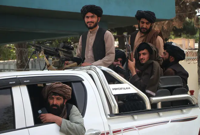 The UK is in talks with the Taliban to "underline the importance of safe passage out of Afghanistan" for Brits and Afghans