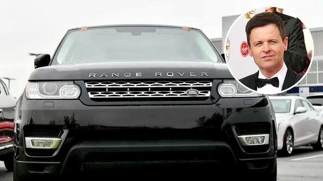 TV presenter Declan Donnelly's black Range Rover was among around £750,000 worth of vehicles targeted by the group