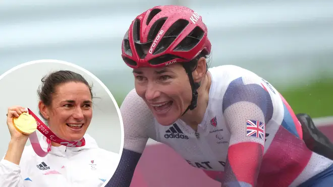 Dame Sarah Storey became Great Britain's outright most successful Paralympian on Thursday