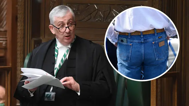 MPs have been told that jeans and chinos are not acceptable for the Commons