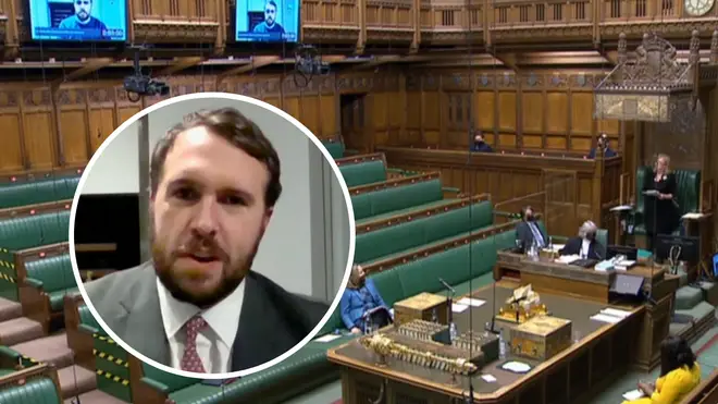 Stoke-on-Trent North MP Jonathan Gullis was skipped on the order paper for wearing a sweater on Zoom
