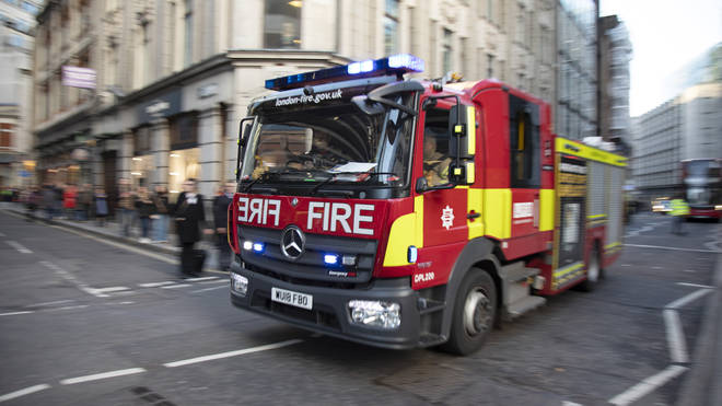 London Fire Brigade were sent to the blaze between Victoria and Green Park stations.