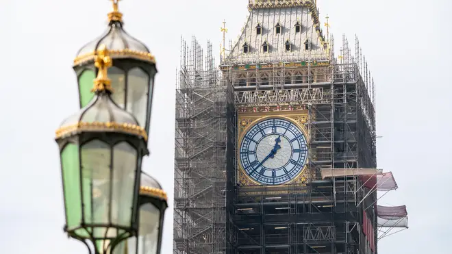 Big Ben has been given a new blue makeover, and Londoners can easily make out the renovations now