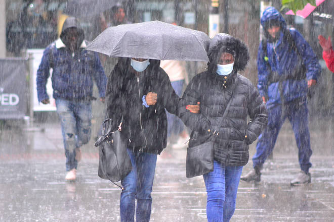 A 10-hour storm is set to batter parts of the UK.