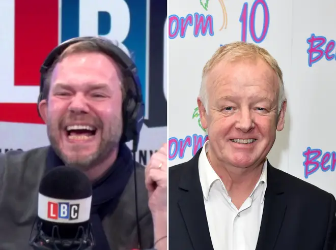 James O'Brien was left in hysterics by Les Dennis
